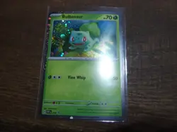 Bulbasaur 046 Cosmos Holo SV 151 Scarlet & Violet Card Pokemon TCG PF Mint - Image 3