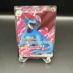 Pokemon Card Salamence ex 177/159 Journey Together Full Art Ultra Rare - Image 1