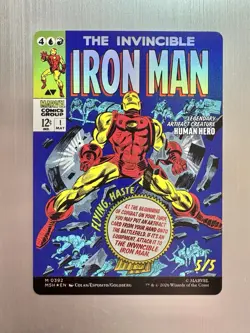 Tony Stark / The Invincible Iron Man - 392 - MTG: Marvel Super Heroes - FOIL - Image 2