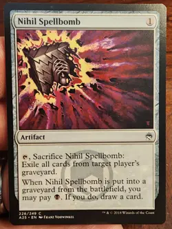 Nihil Spellbomb - NM - Never Played - Masters 25 (226/249) - Regular - MTG - EDH - Image 1