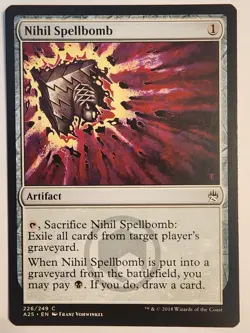 Nihil Spellbomb - NM - Never Played - Masters 25 (226/249) - Regular - MTG - EDH - Image 3