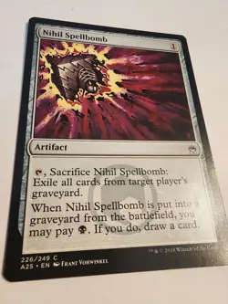 Nihil Spellbomb - NM - Never Played - Masters 25 (226/249) - Regular - MTG - EDH - Image 4