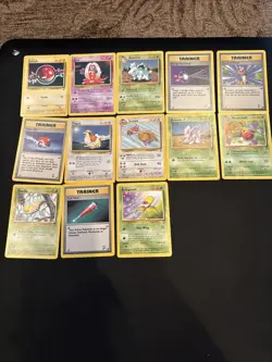 Pokemon Base Set 2 Lot Of 13 Cards MP To LP (See Photos) - Image 1