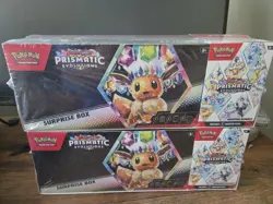 Pokemon Prismatic Evolutions Booster Bundle Surprise Box Bundle Sams Club X2 Lot - Image 1