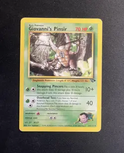 Giovanni’s Pinsir - Pokemon Gym Challenge 24/132 - Rare - Image 1
