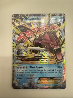 Pokemon 2016 XY Breakpoint M Gyrados EX #27/122 Holo Rare Lightly Played - Image 2