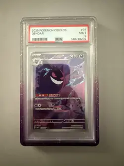 2025 POKEMON CBB3 CS GENGAR Gem Pack 3 PSA 9 - Image 1