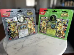Pokemon TCG Mega Evolutions Ascended Hero’s 2pk blister (2) w/ promo & coin - Image 1