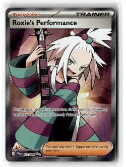 Roxie's Performance 112/086 Ultra Rare Chaos Rising Pokemon Holo NM/M - Image 1