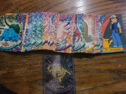 Pokemon Topps Series 1 complete set! Black and Blue label! 1 holo Gravler, rest - Image 1