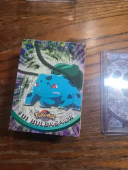 Pokemon Topps Series 1 complete set! Black and Blue label! 1 holo Gravler, rest - Image 4