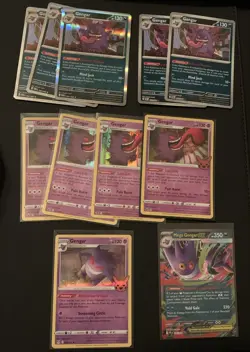 Lot Of 11 Pokemon Gengar Perfect Order Phantasmal Trick or Treat Near Mint - Image 1