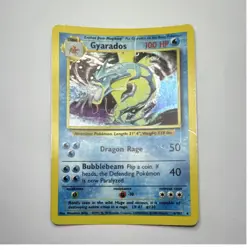 Pokemon TCG Gyarados 6/102 Base Set Holo Rare WOTC English 1999 - MP - Image 1