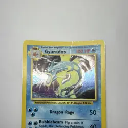 Pokemon TCG Gyarados 6/102 Base Set Holo Rare WOTC English 1999 - MP - Image 3