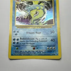 Pokemon TCG Gyarados 6/102 Base Set Holo Rare WOTC English 1999 - MP - Image 4