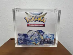 Pokemon TCG Sword and Shield Silver Tempest Booster Box Sealed w/ Acrylic - Image 1