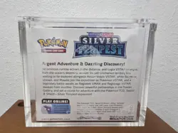 Pokemon TCG Sword and Shield Silver Tempest Booster Box Sealed w/ Acrylic - Image 2