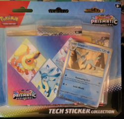 Pokemon TCG Prismatic Evolutions Tech Sticker Collection Blister Set of 3 Sealed - Image 4