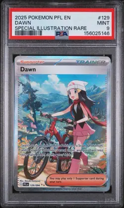 Dawn (Trainer) 2025 Pokemon TCG #129/094 PFL Illustration Rare Holo Full Art - Image 1
