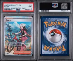 Dawn (Trainer) 2025 Pokemon TCG #129/094 PFL Illustration Rare Holo Full Art - Image 3