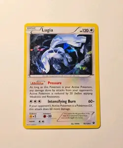 Pokemon Lugia Fates Collide 78/124 Cracked Ice Holo Rare MP - Image 1