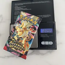 Ascended Heroes Booster Pack VERY HEAVY 22.95+gram! Possible god packU 22.95g - Image 1