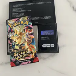 Ascended Heroes Booster Pack VERY HEAVY 22.95+gram! Possible god packU 22.95g - Image 2
