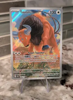 Pokemon TCG Tauros 096/086 Chaos Rising Ilustration Rare NM/MINT - Image 1