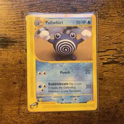 Pokemon TCG Poliwhirl 089/165 Expedition Base Set Regular Uncommon 70 HP - Image 1