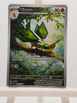Vibrava 206/191 Illustration Rare Surging Sparks Pokemon Near Mint - Image 1