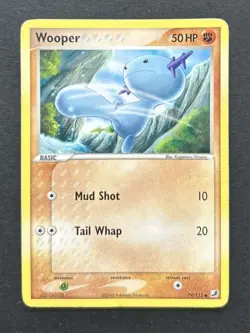 Wooper 79/115 Common Unseen Forces Pokemon MP - Image 1