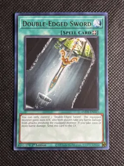 3x YuGiOh! - Double-Edged Sword AMDE-EN043 Rare 1st Edition Near Mint - Image 2