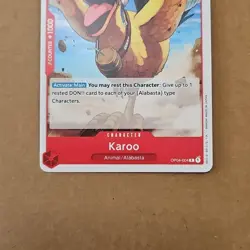 One Piece Karoo (OP04-004/202) OP04 Kingdoms of Intrigue NM TCG CCG - Image 3