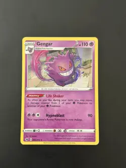 Pokemon Gengar Holo Rare TCG Card 85/202 - Image 1