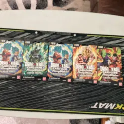 Dragon Ball Super Cards Lot Of 6 Packs Fusion World Cross Force 12 Per Pack - Image 1