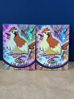 Pokemon Topps Series 1/2 Blue/Black Stamp #16 Pidgey Holo/Non Holo - Image 1