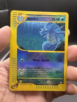 Seadra 58/147 Aquapolis 2002 Reverse Holo Pokemon Card TCG LP - Image 3