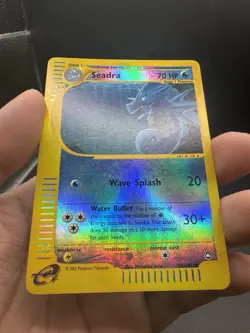 Seadra 58/147 Aquapolis 2002 Reverse Holo Pokemon Card TCG LP - Image 4