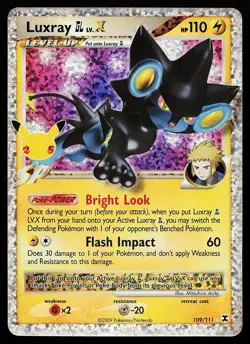Luxray GL LV.X 109/111 Holo Celebrations Classic Collection Pokemon Card - Image 1