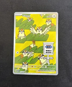 Pokemon Card • Pidgey Obsidian Flames 207/197 Illustration Rare Holo NM - Image 1