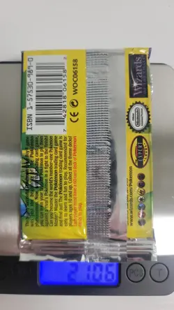 Pokemon Base Set Hanger Booster Pack x1 - Factory Sealed 21.06 grams heavy - Image 4