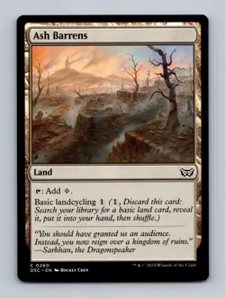 Ash Barrens Commander: Duskmourn: House of Horror Non-Foil MTG NM - Image 1