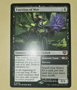 MTG Emeritus Of Woe 0080 Mythic Rare NM - Image 1