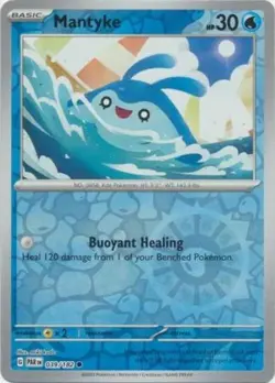 Mantyke 039/182 Reverse Holo Paradox Rift Pokemon TCG NM - Image 1