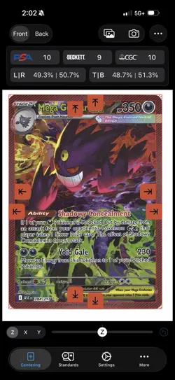**PSA 10 CONTENDER** Pokemon Mega Gengar ex 284/217 **HIGH-RES SCANS AVAILABLE** - Image 1