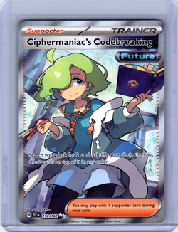 Ciphermaniac's Codebreaking Ultra Rare Holo 198/162 Pokemon Temporal Forces - Image 1