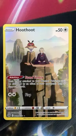 Pokemon TCG Hoothoot TG12/TG30 Astral Radiance Trainer Gallery Holo UR Eng - Image 1