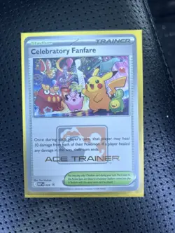 Celebratory Fanfare - Ace Trainer PROMO - 2025 MEP 028 - Pokemon TCG - New - Image 1