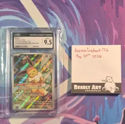 The Pokemon Company Eevee 173 Scarlet & Violet Promo Holo CGC 9.5 English 2025 - Image 2