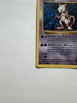 Pokemon TCG Base Set (Shadowless) Mewtwo 010/102 Holo Rare ENG 60 HP - Image 5